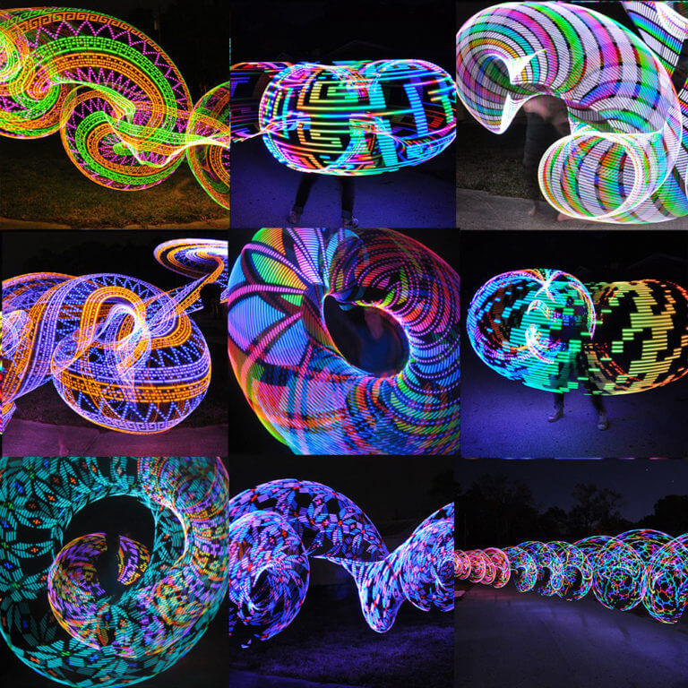 LED Hula Hoops Create Stunning Visual Flow | MoodHoops