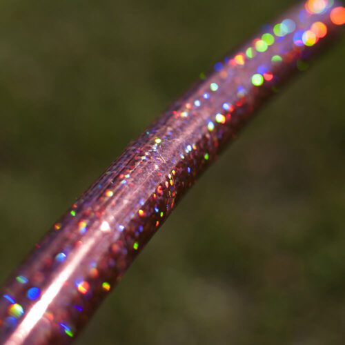 Alternative view of Coral Pink Sequins Metallic Hoop Tape