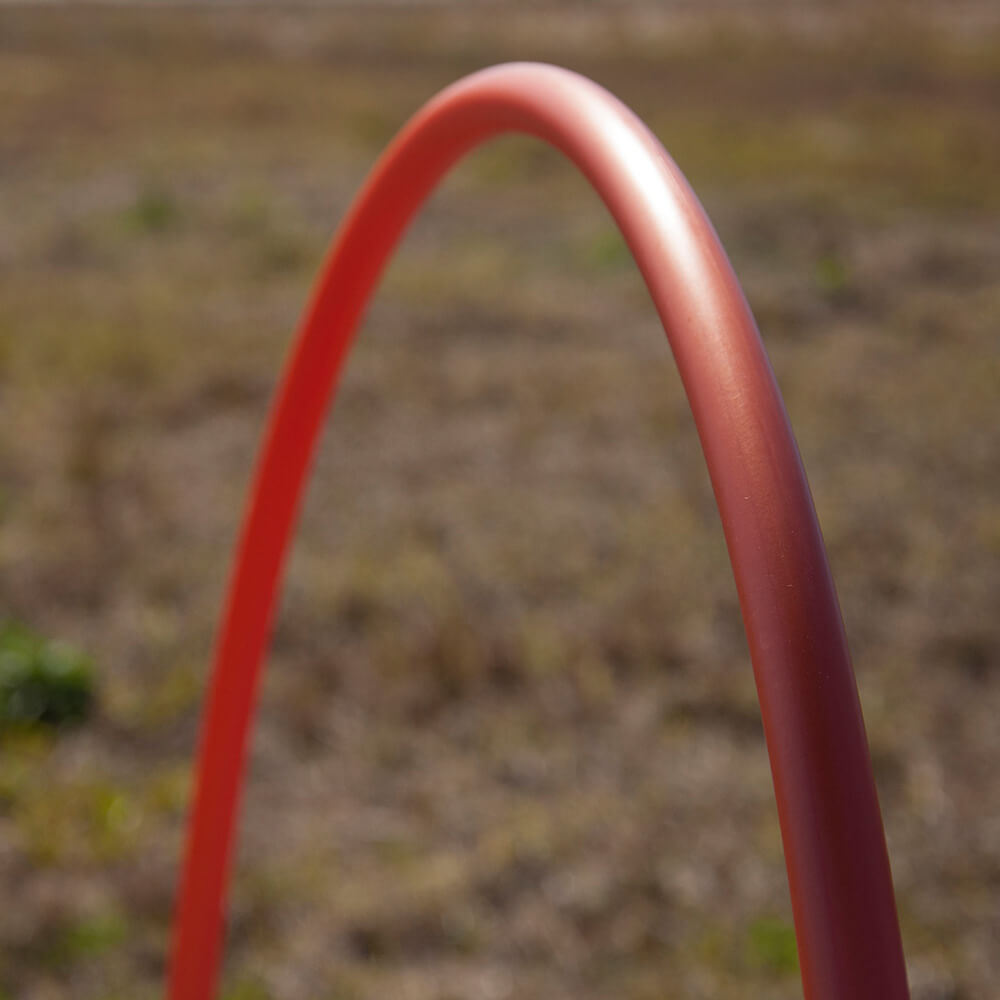 Metallic Tangerine Polypro Hoop - Image 8