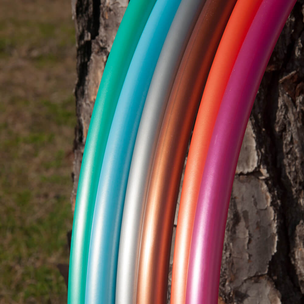 Metallic Tangerine Polypro Hoop - Image 6