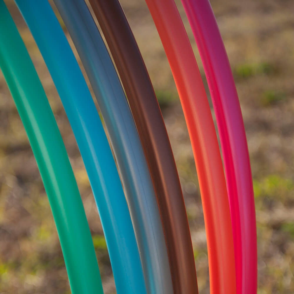 Metallic Tangerine Polypro Hoop - Image 10