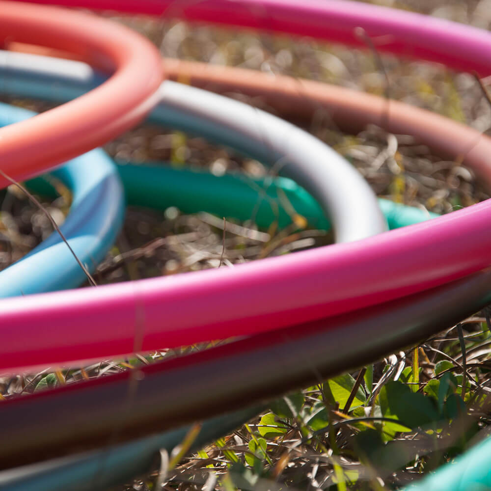 Metallic Tangerine Polypro Hoop - Image 11