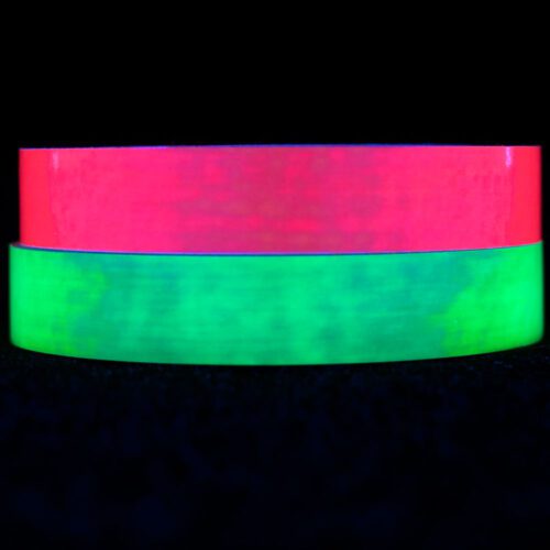 Alternative view of Tropical UV Pink Guava Metallic Hoop Tape