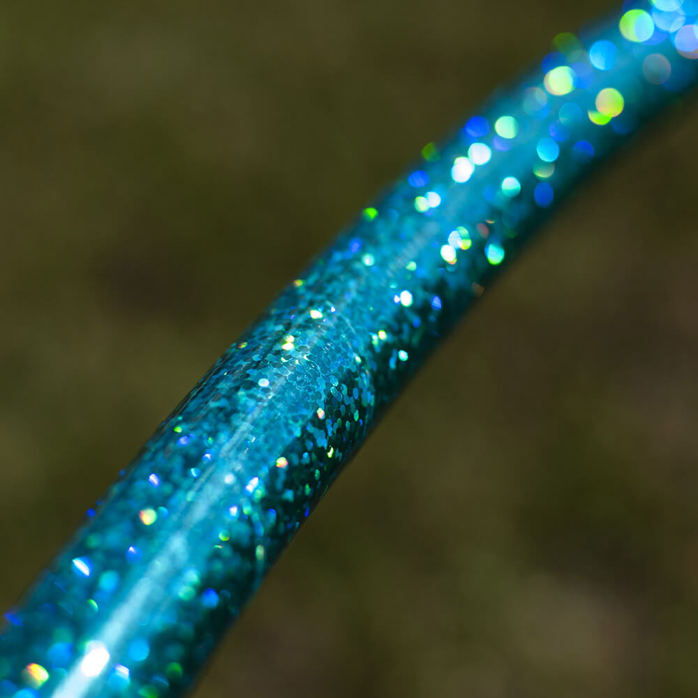 Aquamarine Glitter Travel Hoop