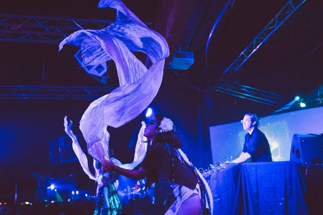 Moonflower Silk Veil Fans - Image 9