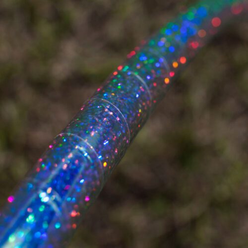 Alternative view of Indigo Galaxy Color Morph Hoop Tape