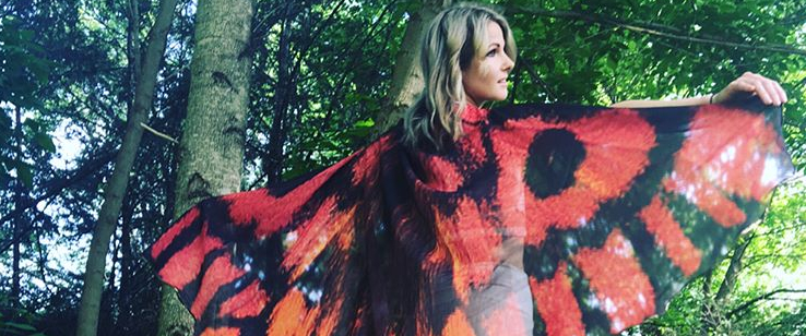 Amber Aphrodite Butterfly Bustle - Image 2