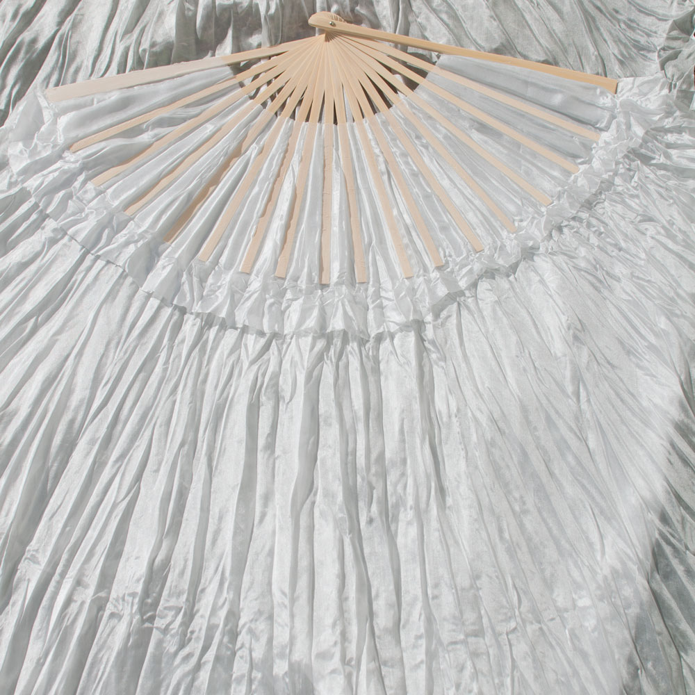 Moonflower Silk Veil Fans - Image 13