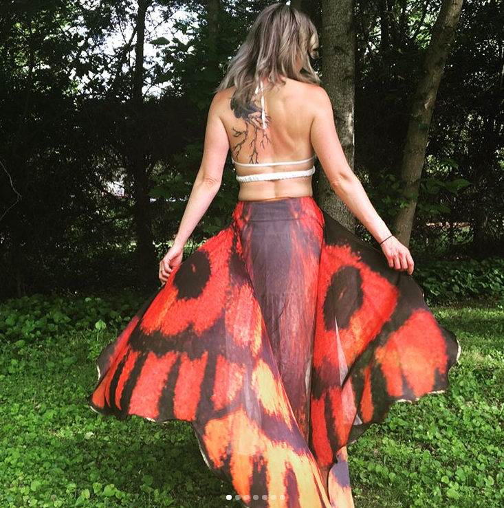 Amber Aphrodite Butterfly Bustle