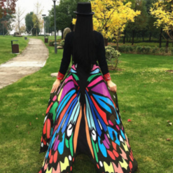 Rainbow Butterfly Bustle