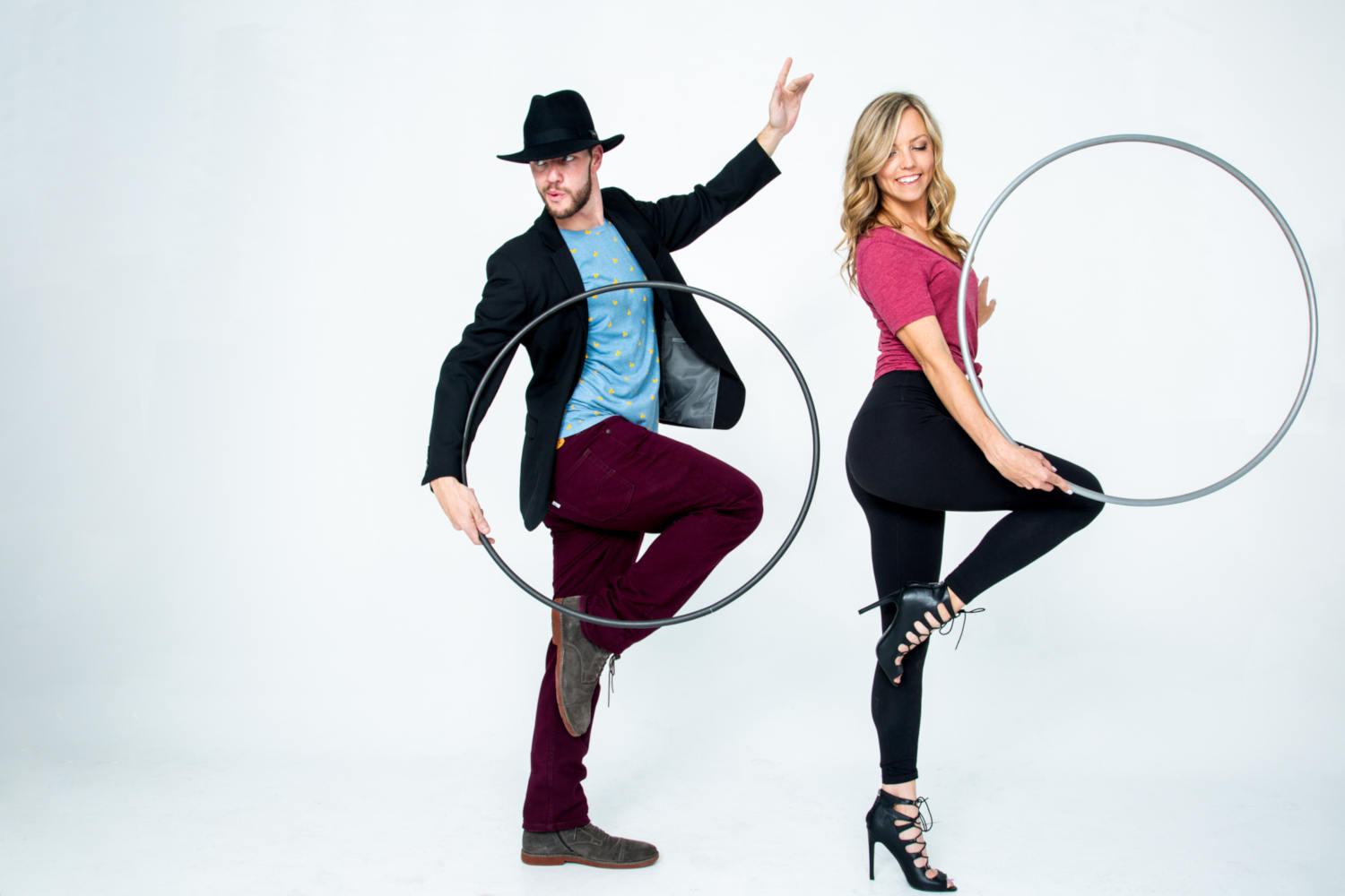 Metallic Silver Polypro Hoop - Image 10