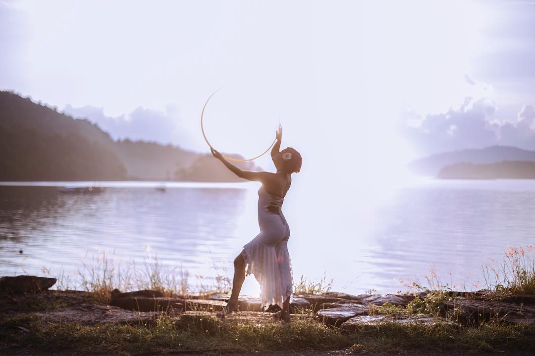 Translucent Lilac Polypro Hoop - Image 4