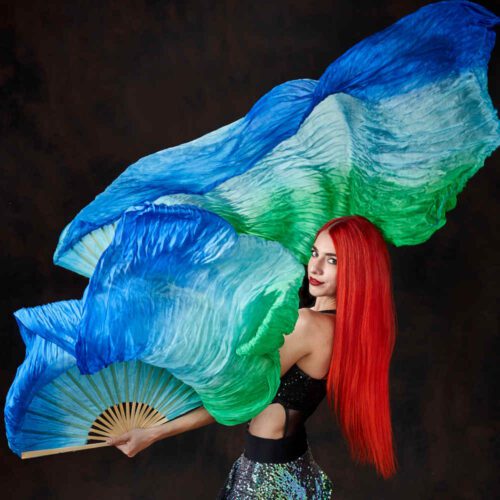 Oasis Silk Veil Fans