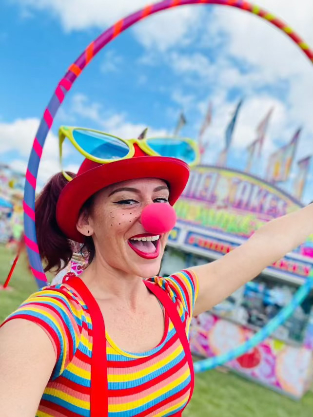 Rainbow Sectional Polypro Hoop - Image 2