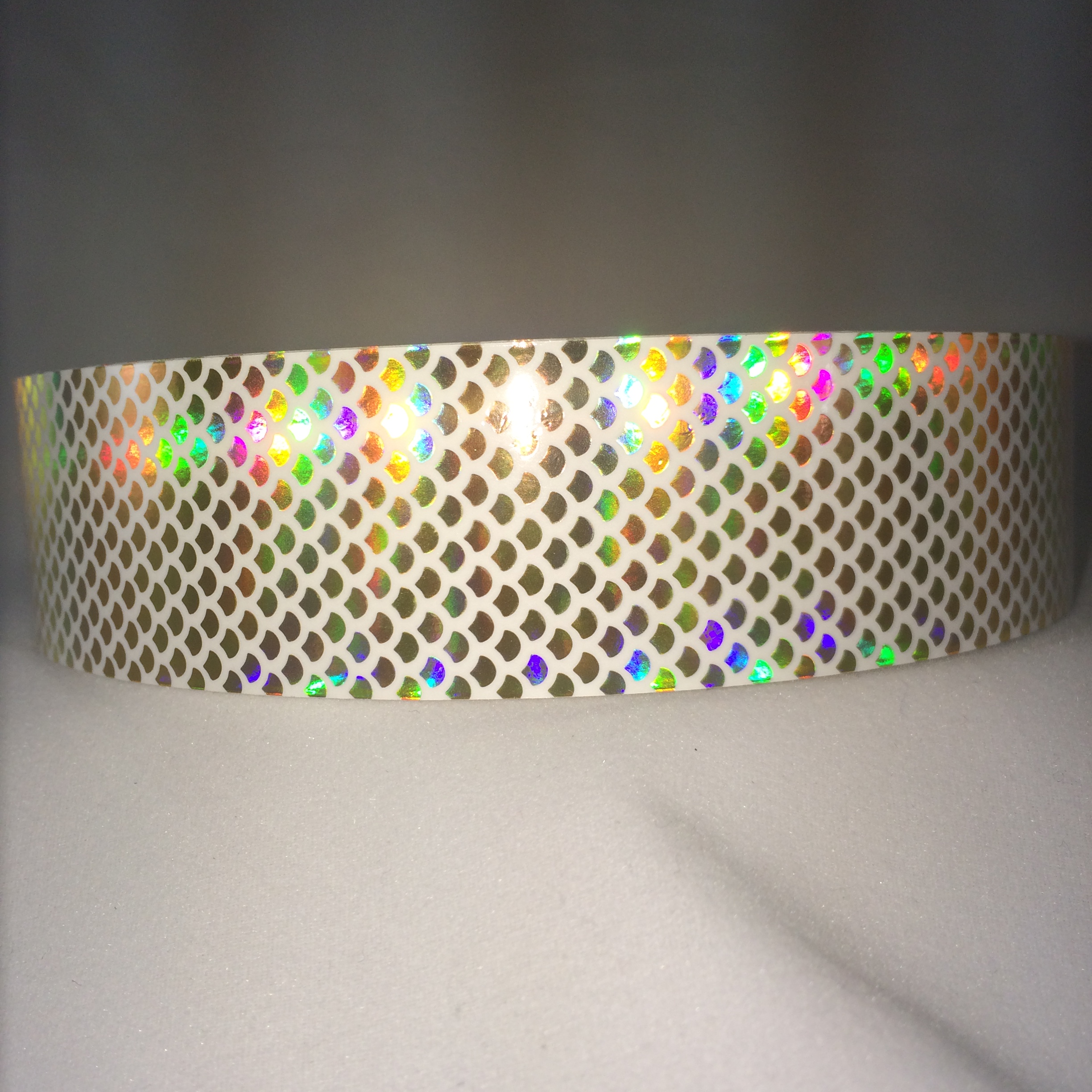 Gold Holoform Scales Metallic Hoop Tape