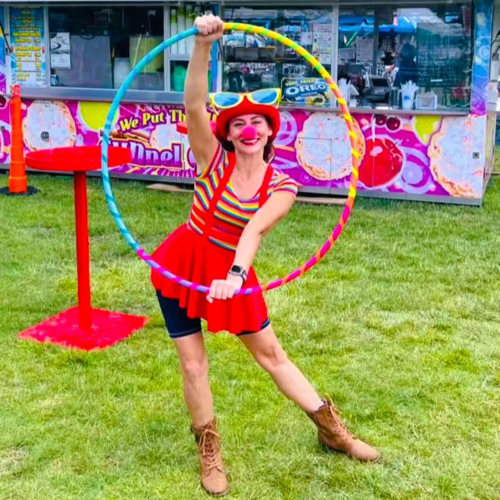 Rainbow Sectional Polypro Hoop - Image 5