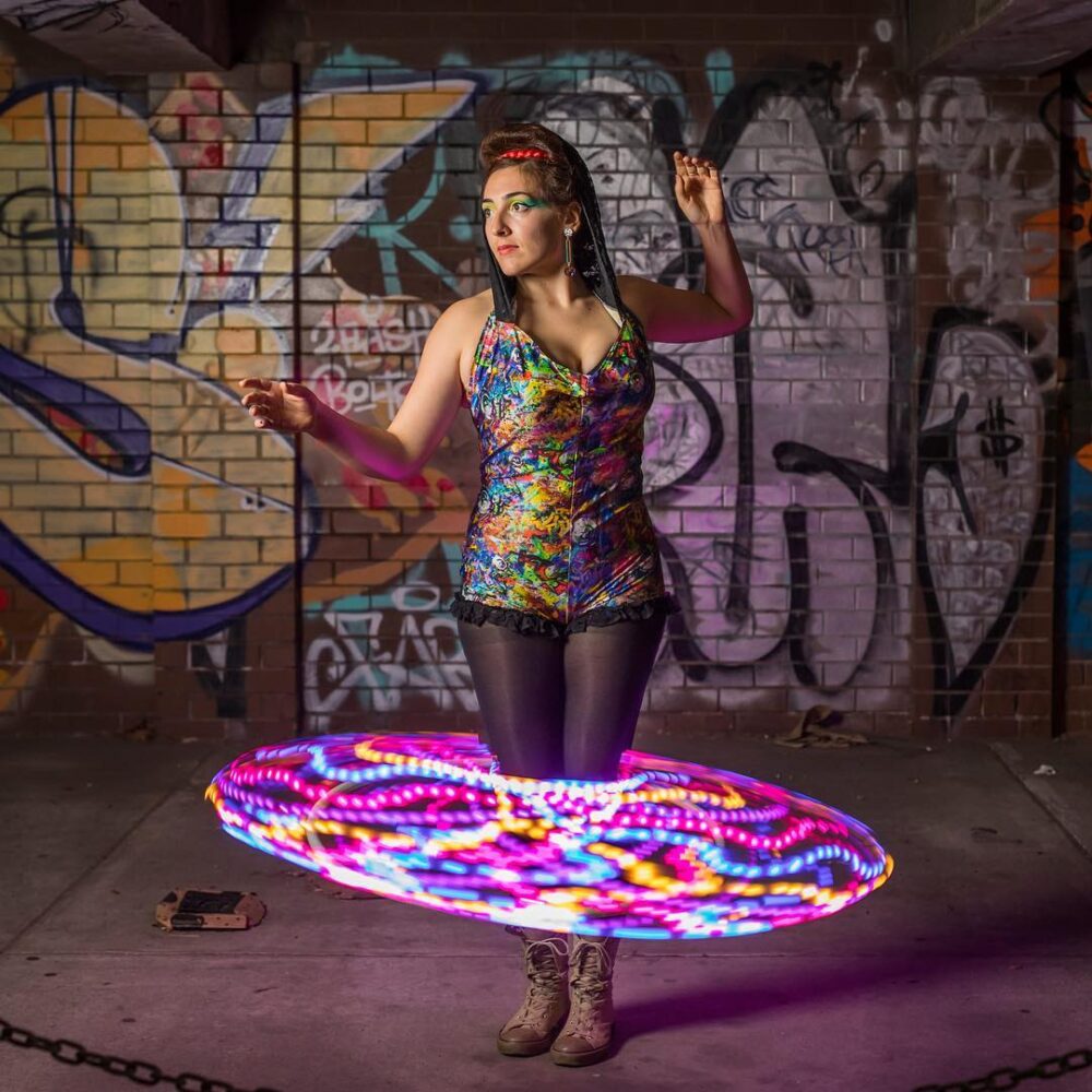 FutureHoop Pro - 27" hoop in 5/8" HDPE tubing, non-removable batteries (Ready to Ship)