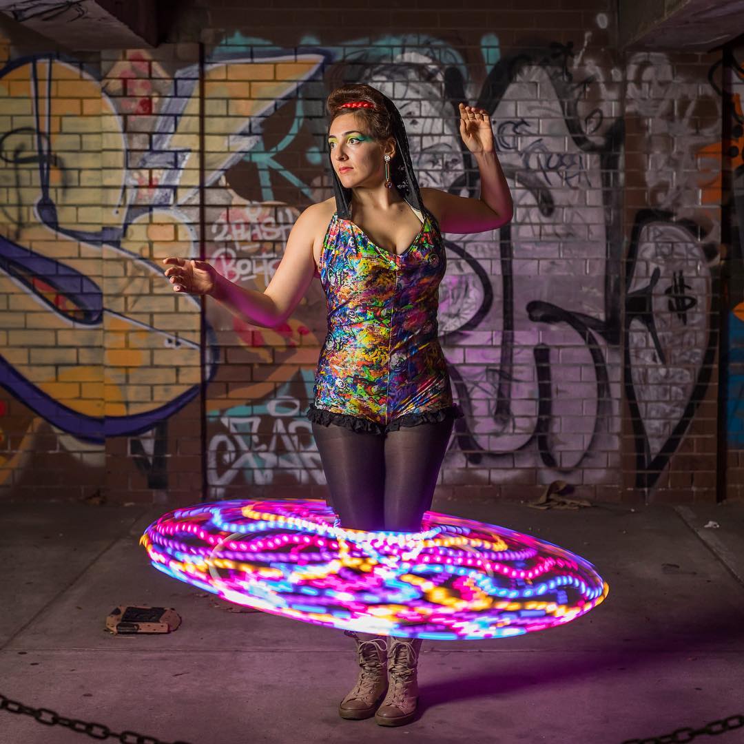 FutureHoop Pro - 27" hoop in 5/8" HDPE tubing, non-removable batteries (Ready to Ship)