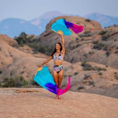 Twilight Silk Veil Fans - Image 6