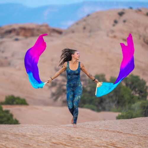 Twilight Silk Veil Fans - Image 12