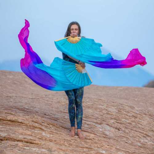 Twilight Silk Veil Fans - Image 5