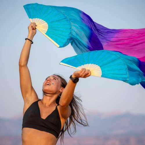 Twilight Silk Veil Fans - Image 9